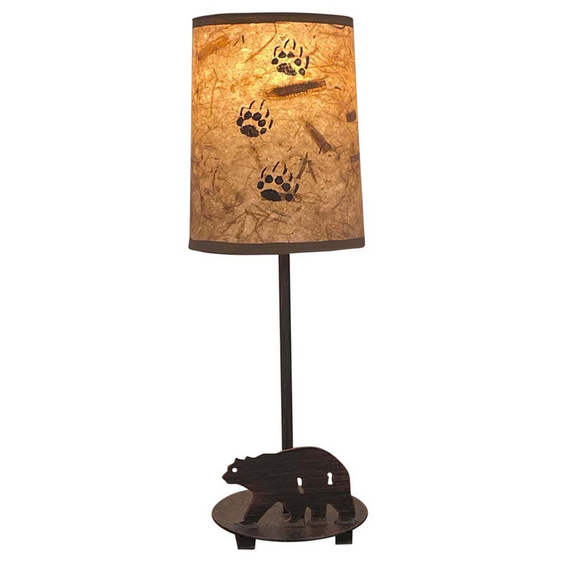 Bear Print Accent Lamp