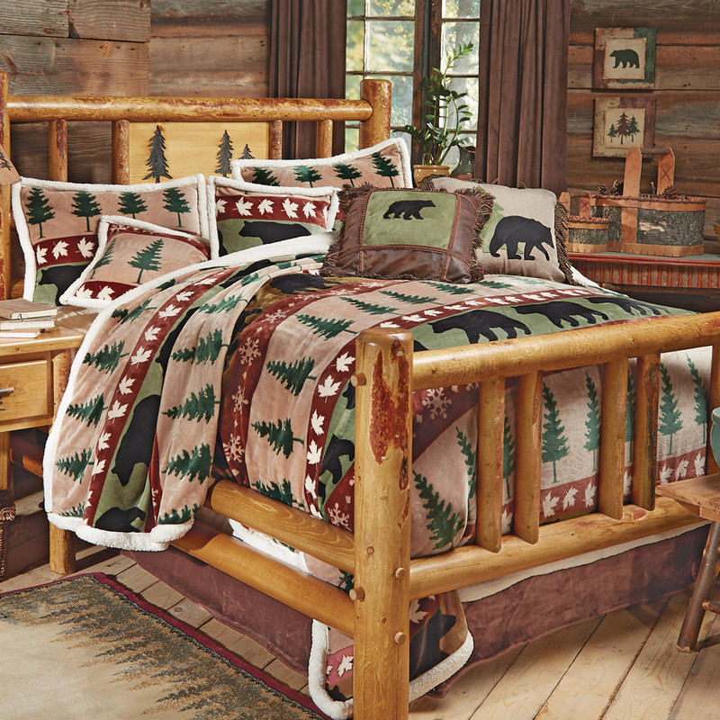 Bear Mountain Plush Bed Set - King