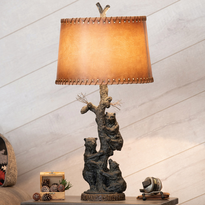 Bear Tree Table Lamp