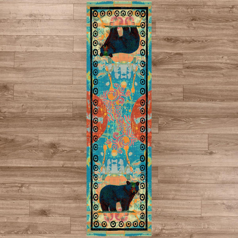 Bear Watch Rug - 2 x 8