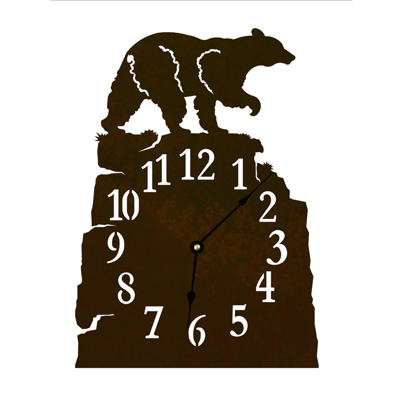 Black Bear Table Clock