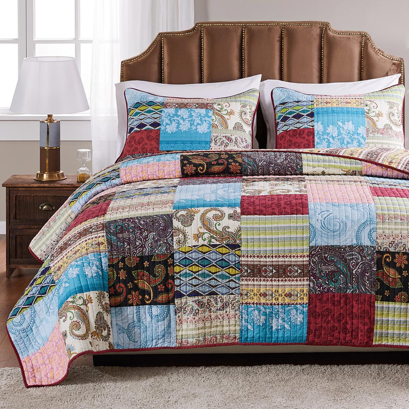 Bohemian Dream 3 Pc Quilt Bed Set - King