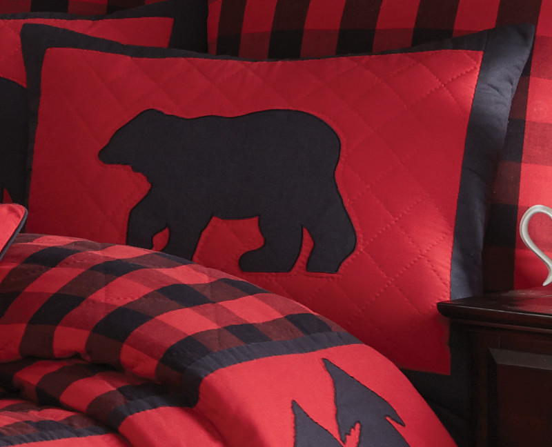 Black Bear Retreat Standard Sham