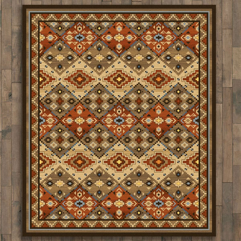 Buffalo Lodge Rug - 11 x 13