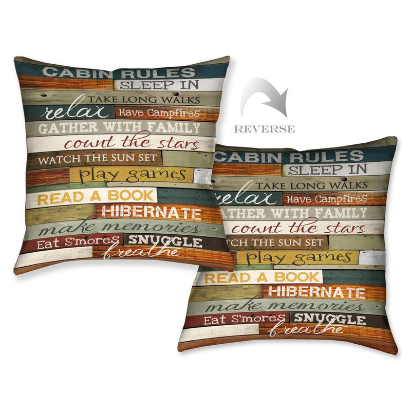 Cabin Getaway Pillow