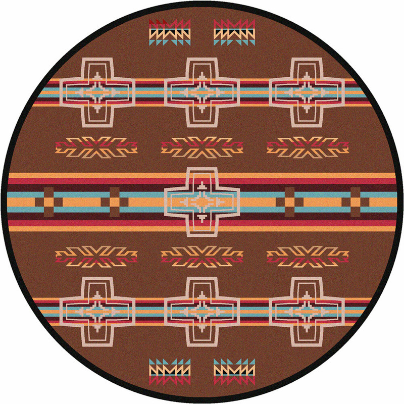 Canyon Cross Rug - 8 Ft. Round