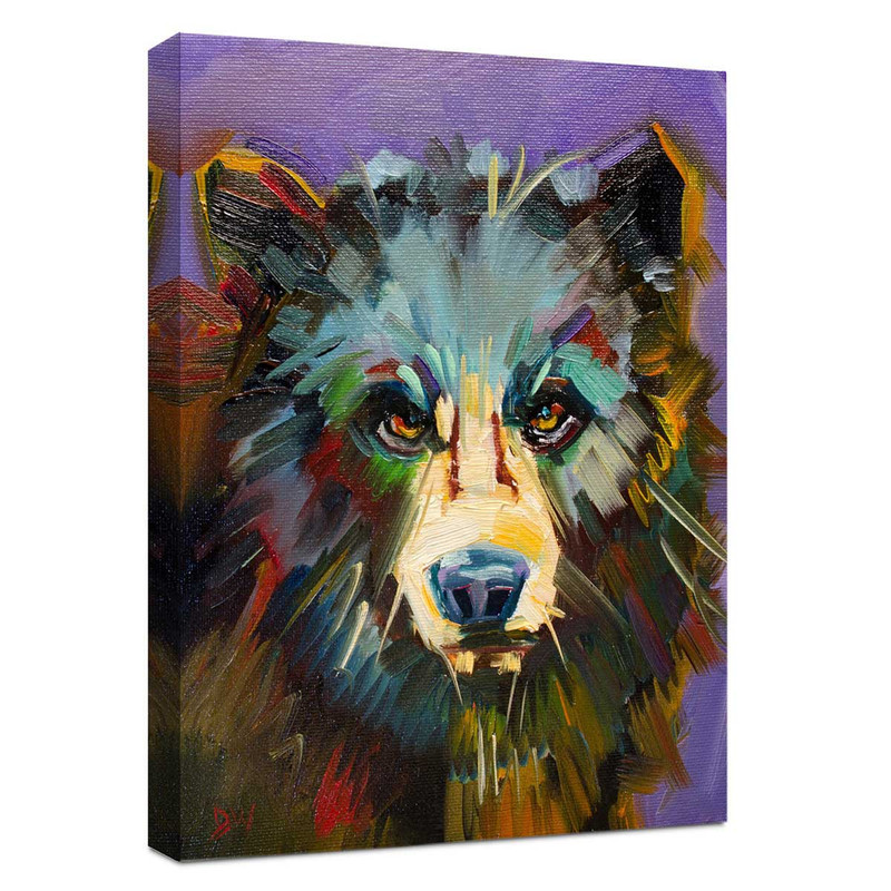 Cub Curiosity Wrapped Canvas