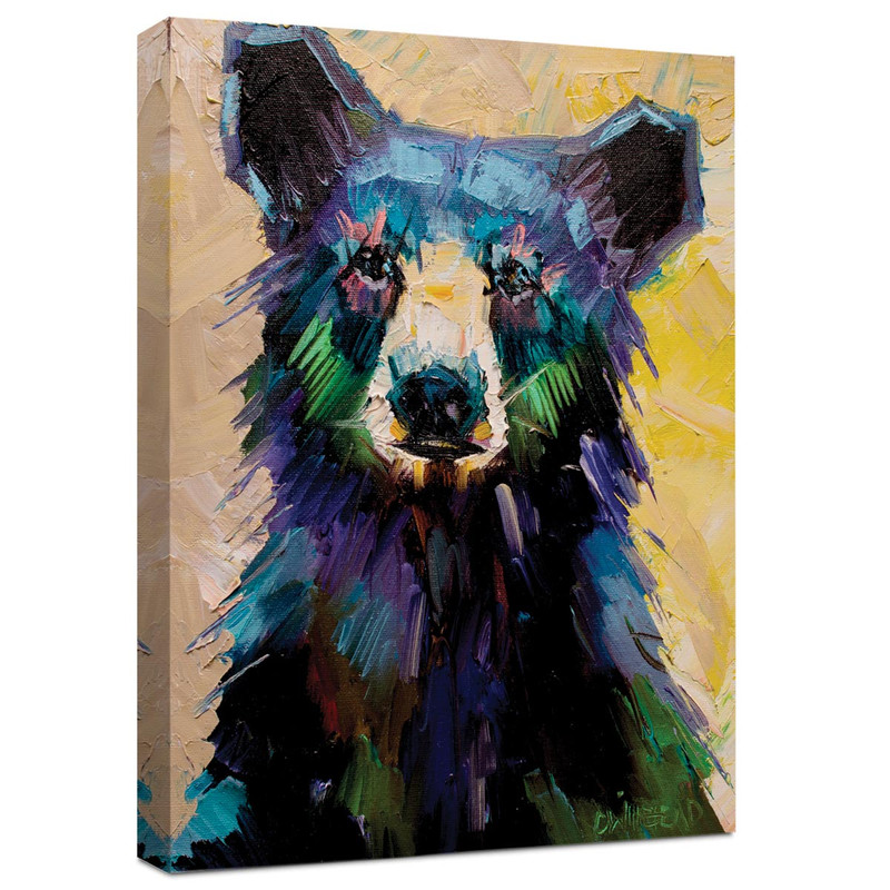 Cub Stare Wrapped Canvas