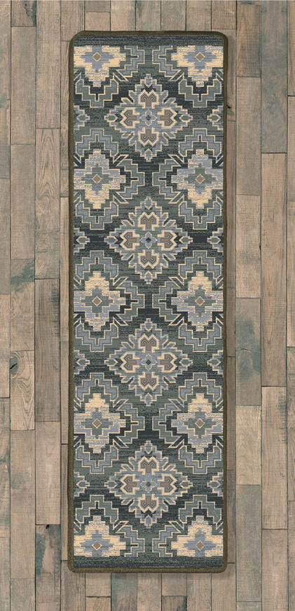 Denim Flats Rug - 2 x 8