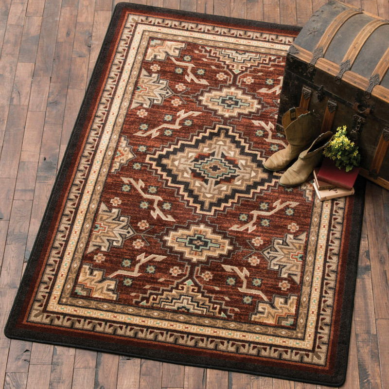 Diamond Trails Rug - 4 x 5 - OVERSTOCK