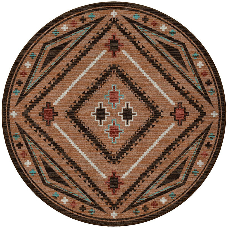 Dream Weaver Rust Rug - 8 Ft. Round