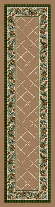 Evergreen Light Sandstone Rug - 2 x 8