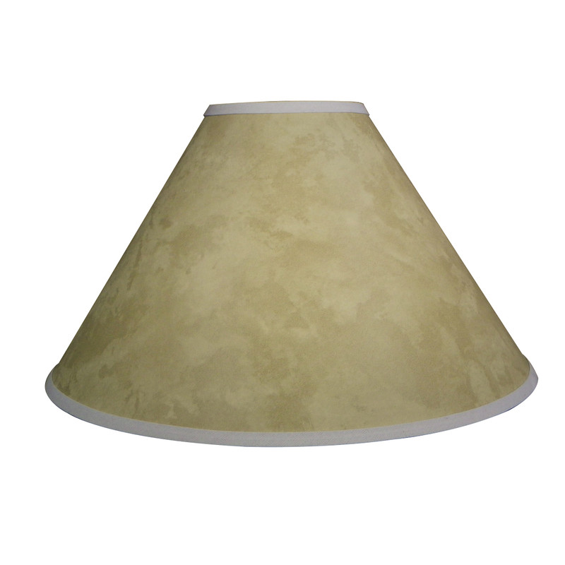 Faux Calf-Skin Lamp Shade - 15 Inch