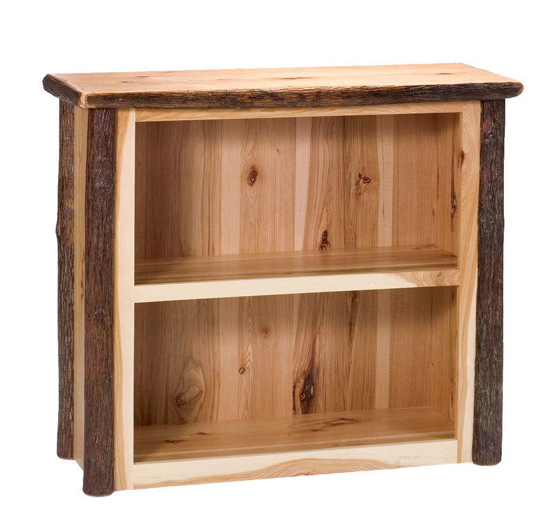 Hickory Traditional Log Small Bookshelf