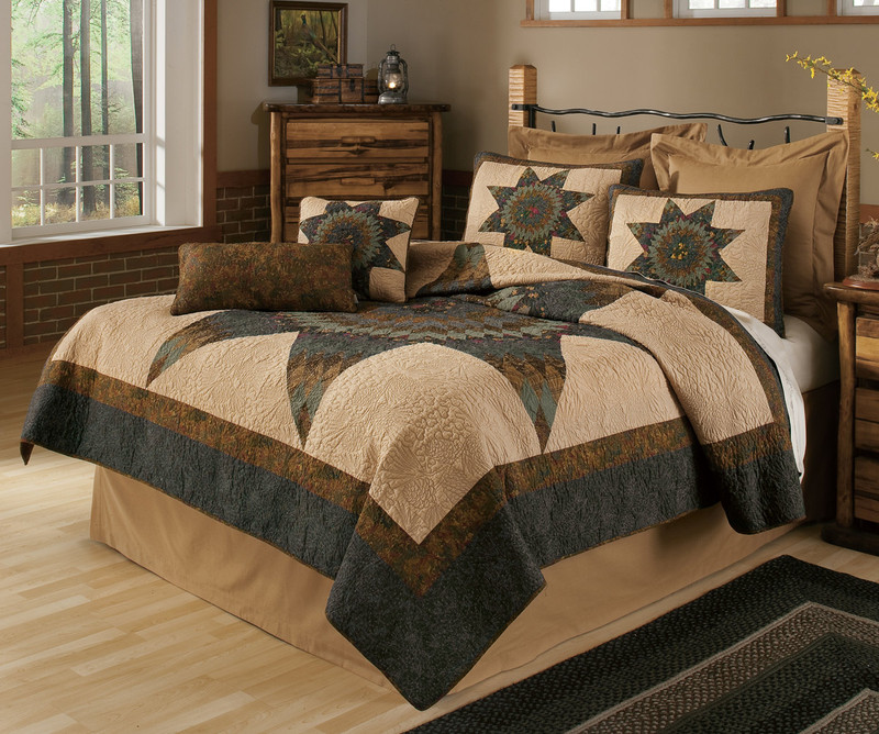 Forest Star Quilt - Twin - OVERSTOCK