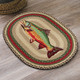 Trout Braided Rug | Black Forest Decor