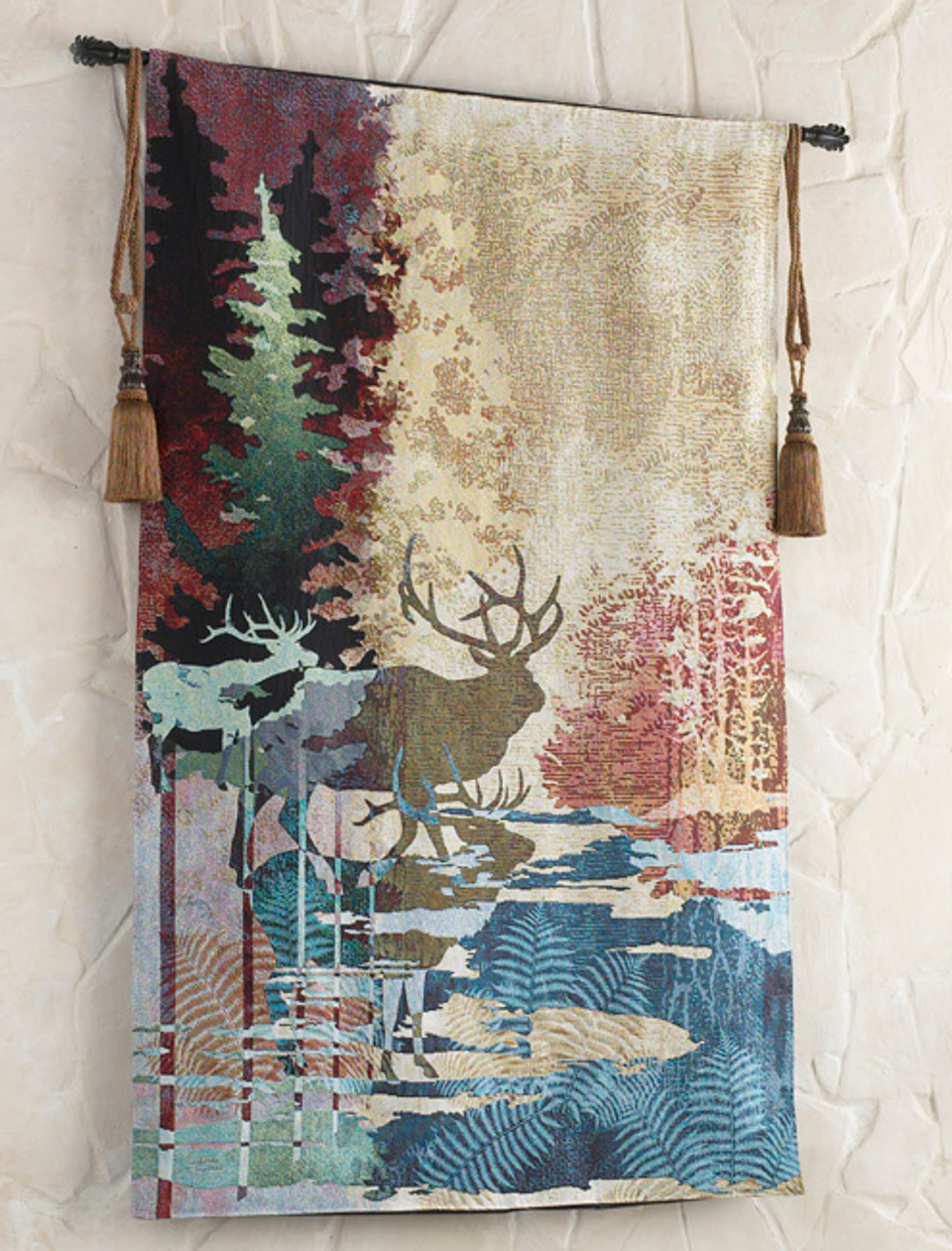 Rustic Tapestry Wall Hangings Black Forest Décor