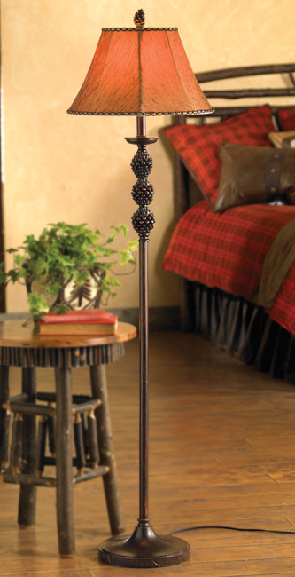 Pinegrove Floor Lamp Black Forest Decor