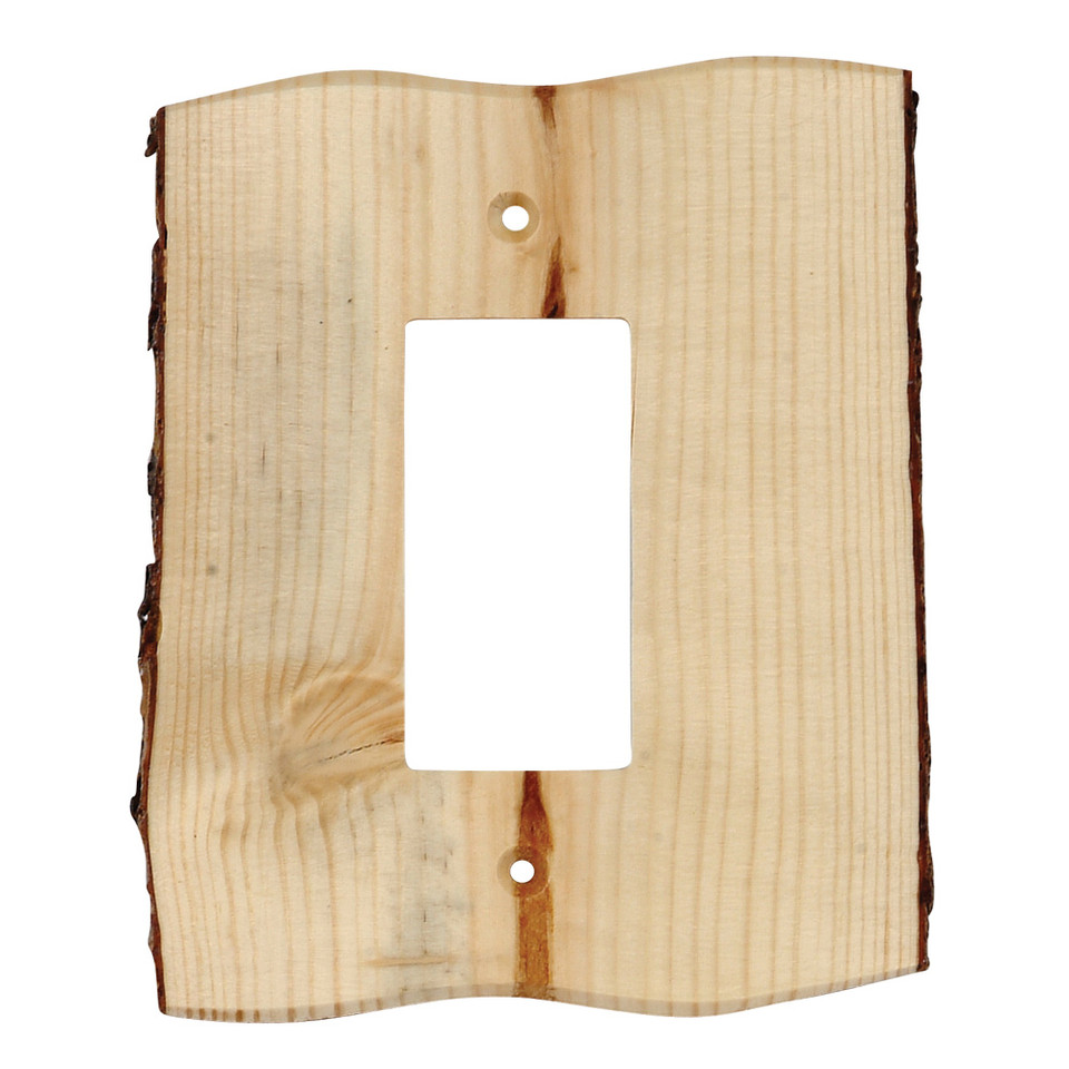 Rustic Outlet Covers Rustic Edge Blued Pine Outlet Cover Black