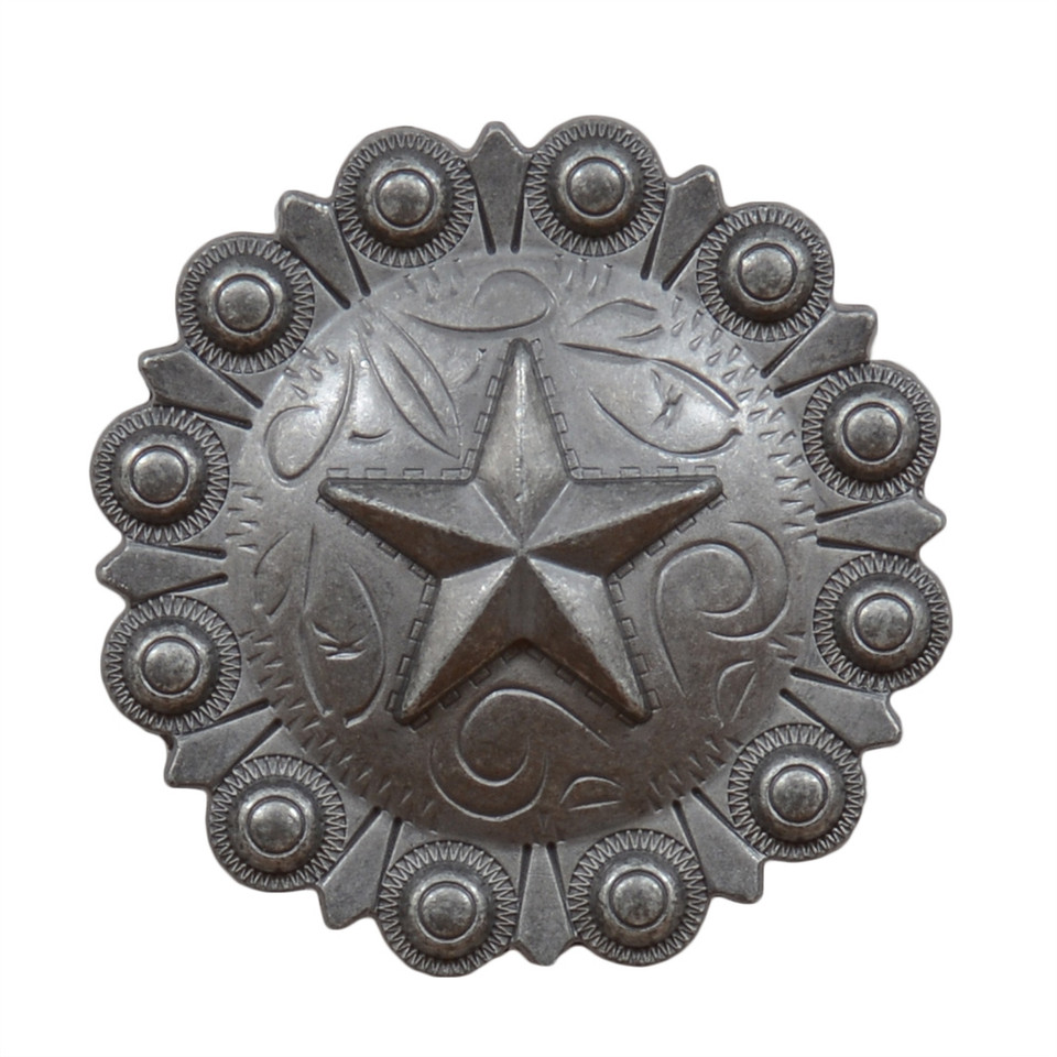 3D Star Knob Black Forest Decor