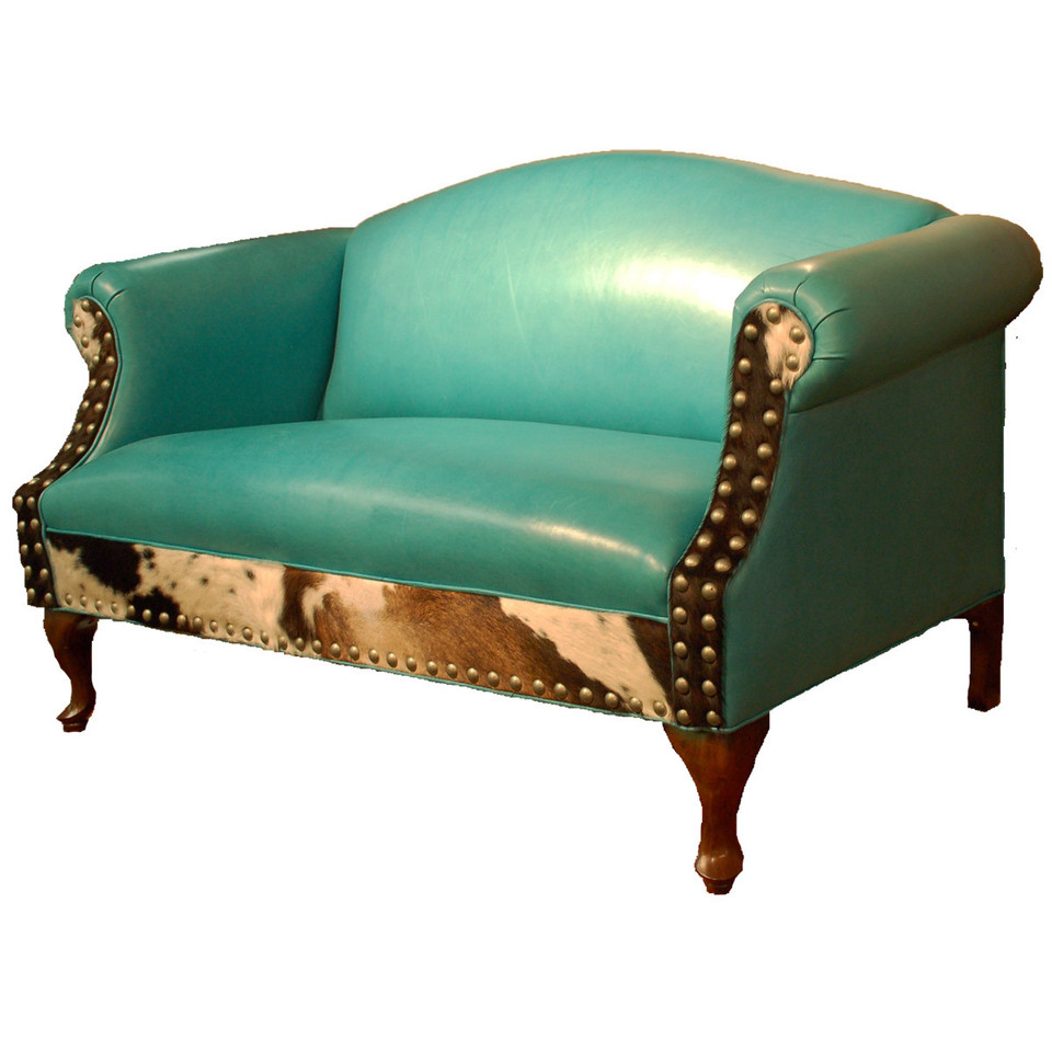 Albuquerque Turquoise Chaise Lounge Black Forest Decor