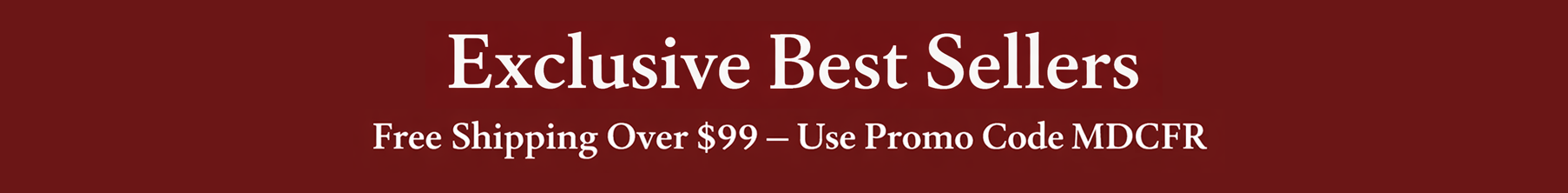 Up to 70% OFF — Clearance Sales. Free Shipping Over $99 — Use Coupon Code MDCFR