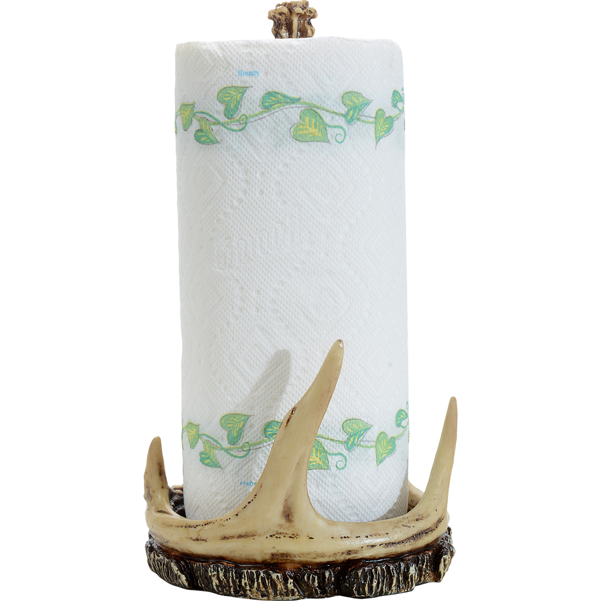 Cast Iron Antler Paper Towel Holder Countertop Deer Cabin Theme