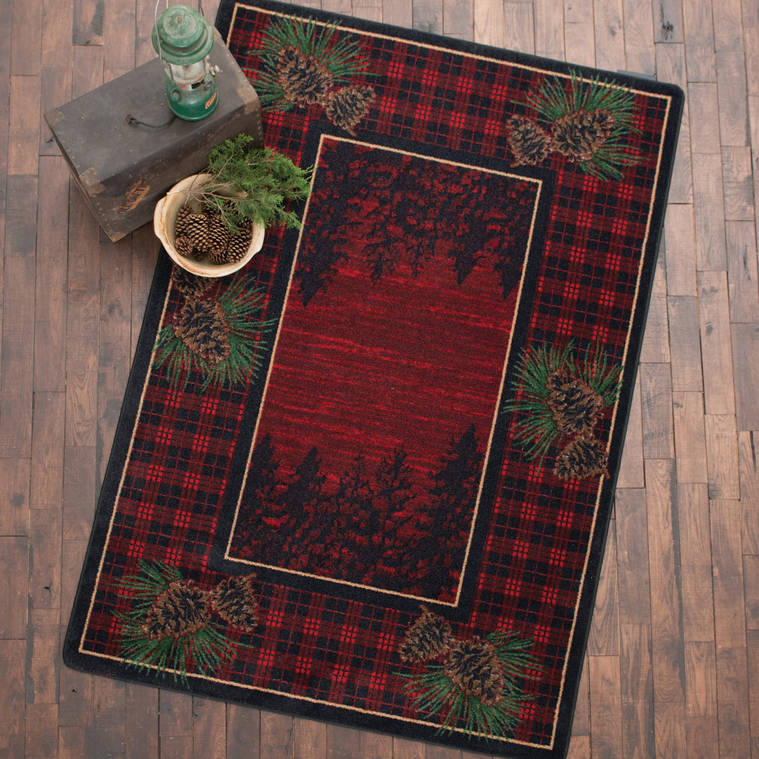  Forest Rug 3x4 Area Rug Landscape Rugs for Entryway