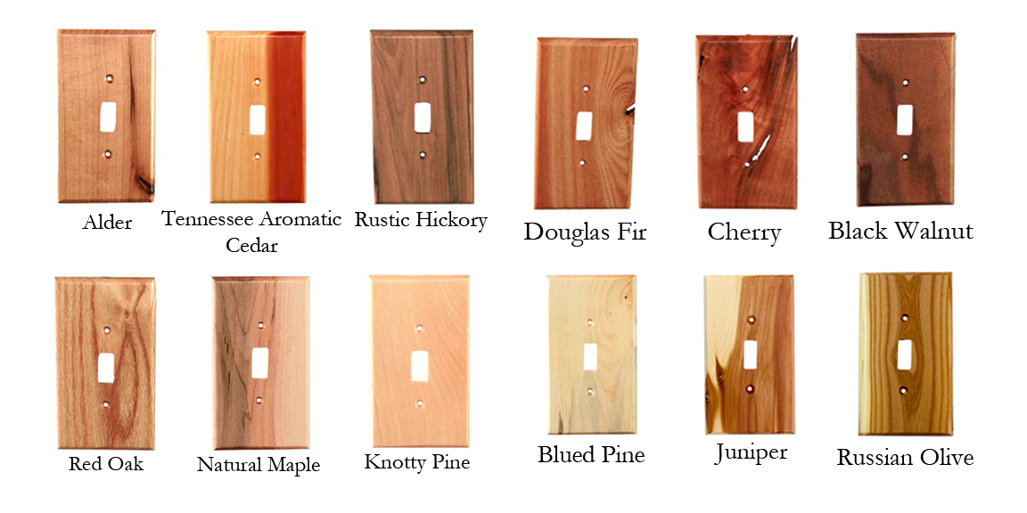 Maple Wood Wall Plate - 1 Gang GFCI Outlet Cover