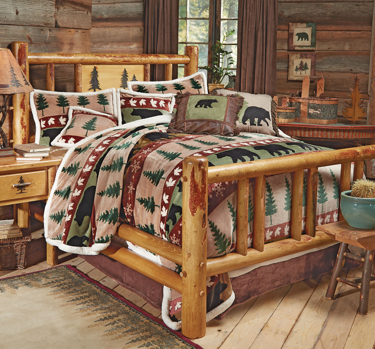 rustic cabin bedroom furniture