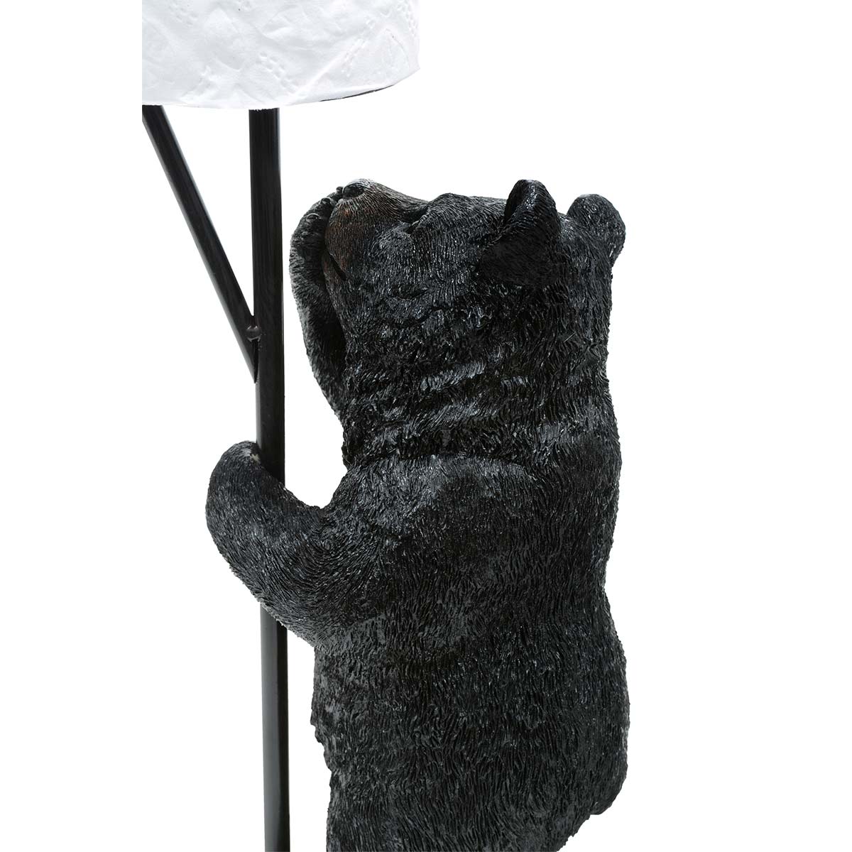 Park Designs Cast Black Bear Toilet Tissue Holder