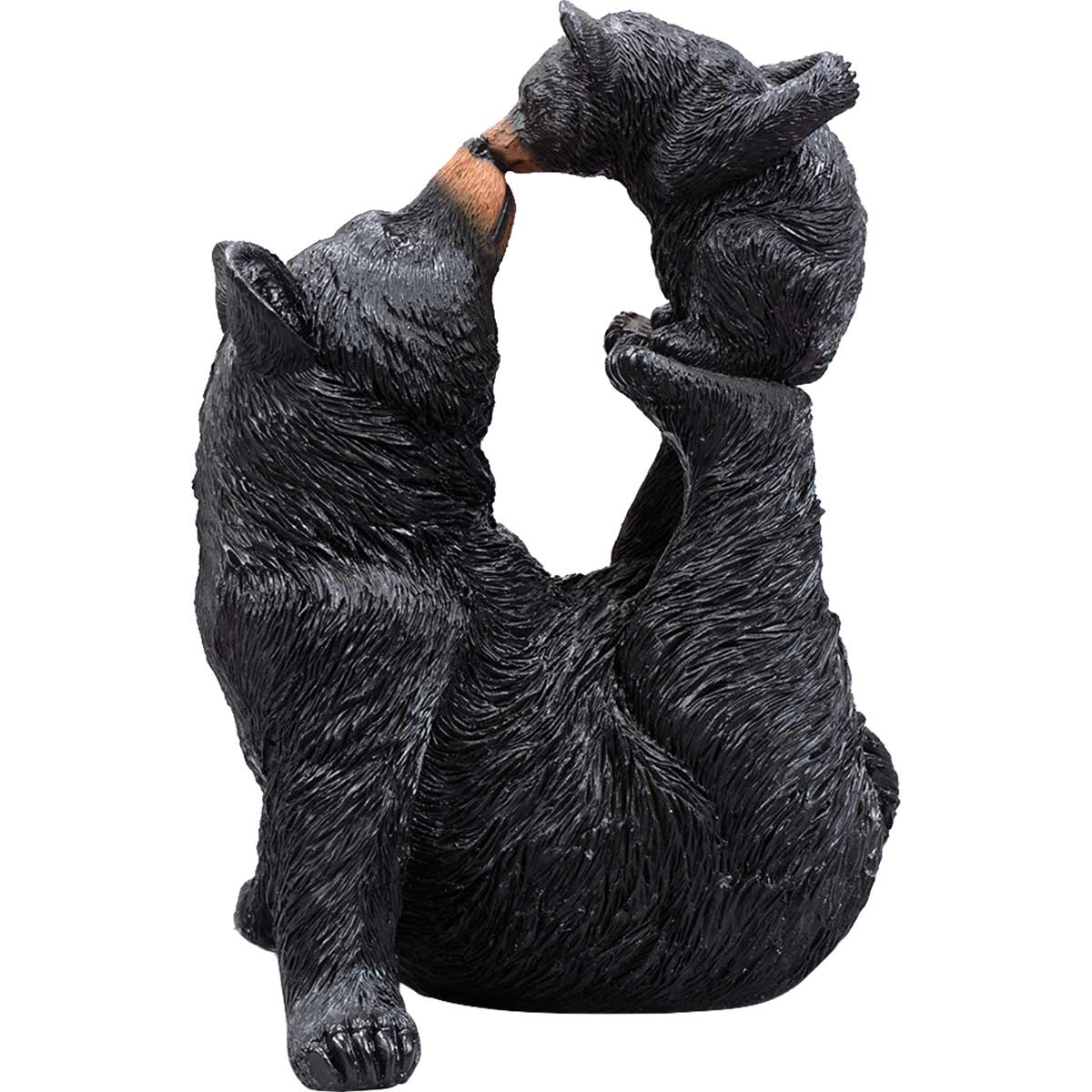 Playful Mama Bear & Cub Sculpture