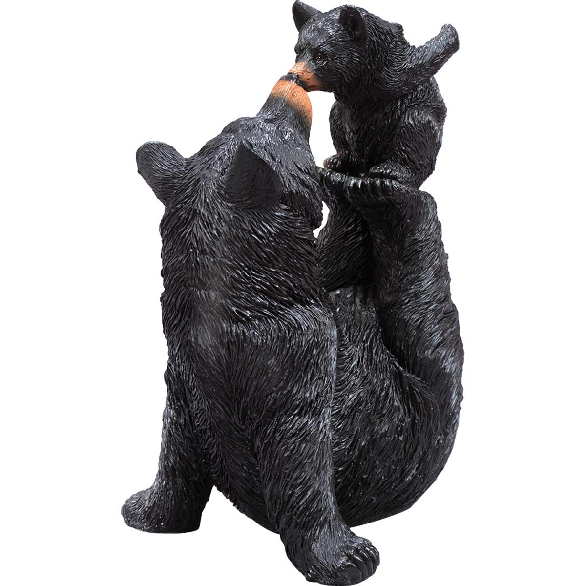 Playful Mama Bear & Cub Sculpture