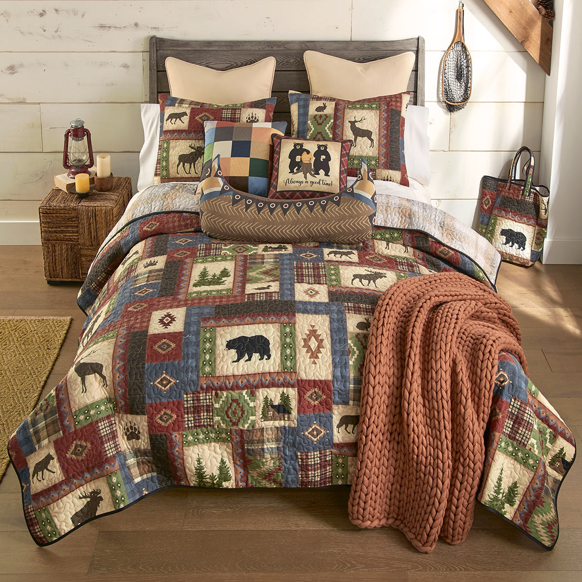 Rustic Moose Bedding Set – Folk N Funky