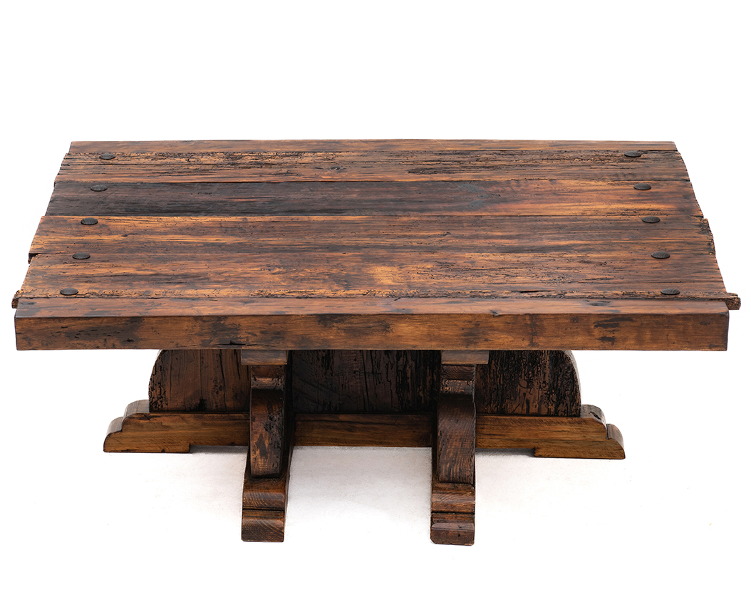 Old West Rustic Coffee Table, Black Forest Decor