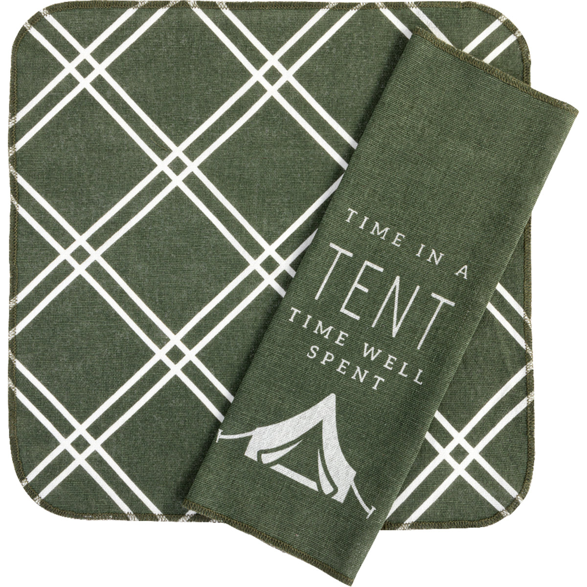 Woodland Plaid Dish Towels - Set of 2