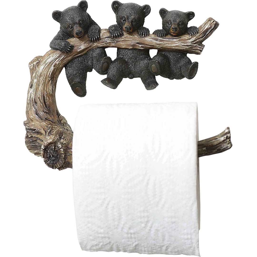 Stinking Bear Toilet Paper Holder Stand