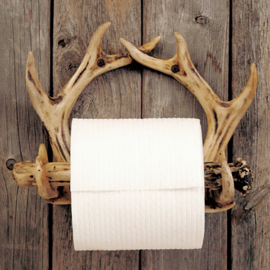 Antler Ridge Paper Towel Holder, Black Forest Decor