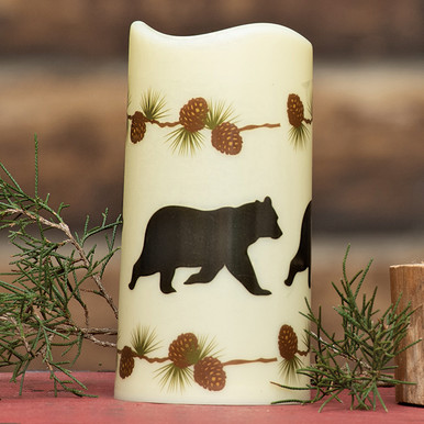 Grizzly Bear Candle