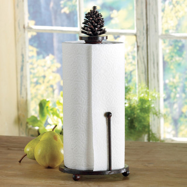 Woodland Pinecone Standing Toilet Paper Holder