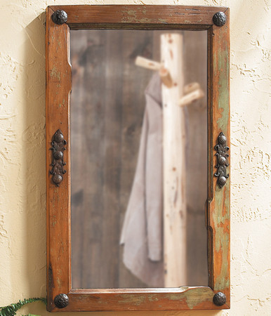 Rustic Mirrors: Old Door Mirror | Black Forest Decor