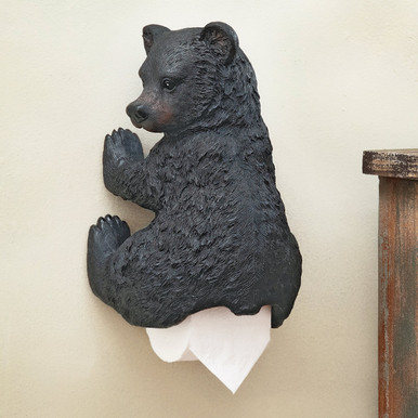 Image of Bear Cub Toilet Paper Holder