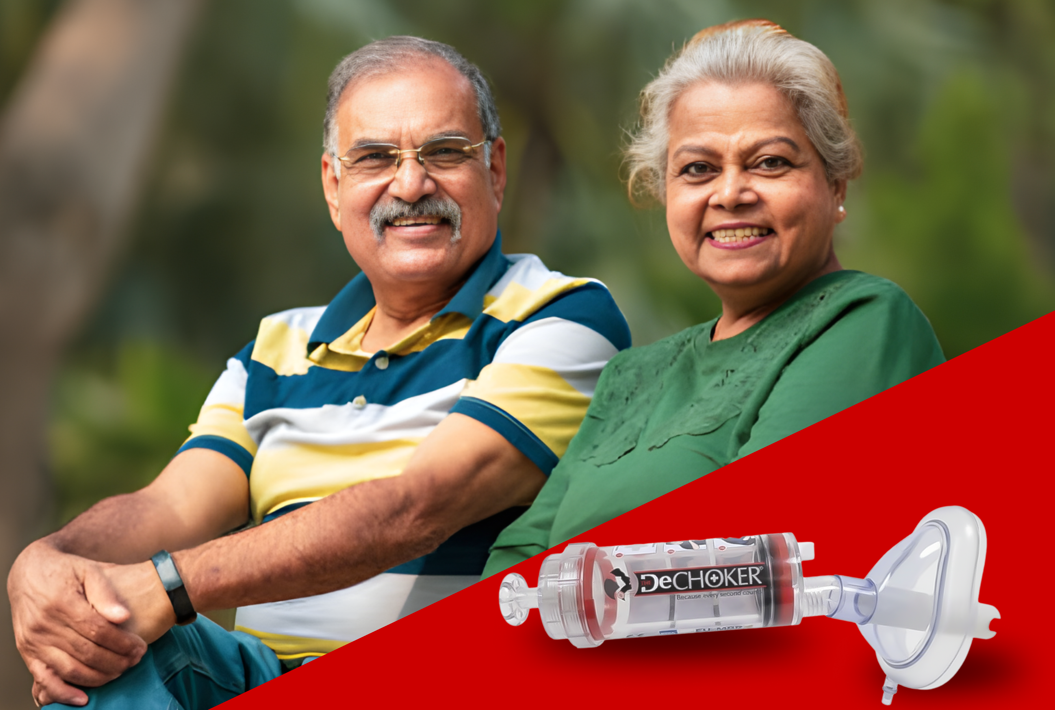 Family with DechokerX device