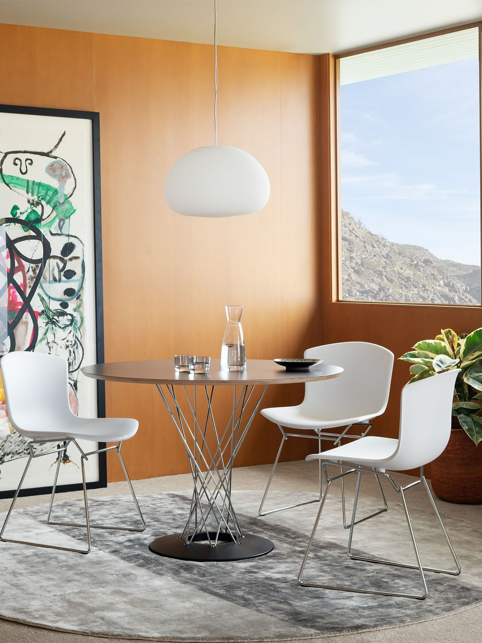 Bertoia Molded Shell Side Chair - Thumbnail 2