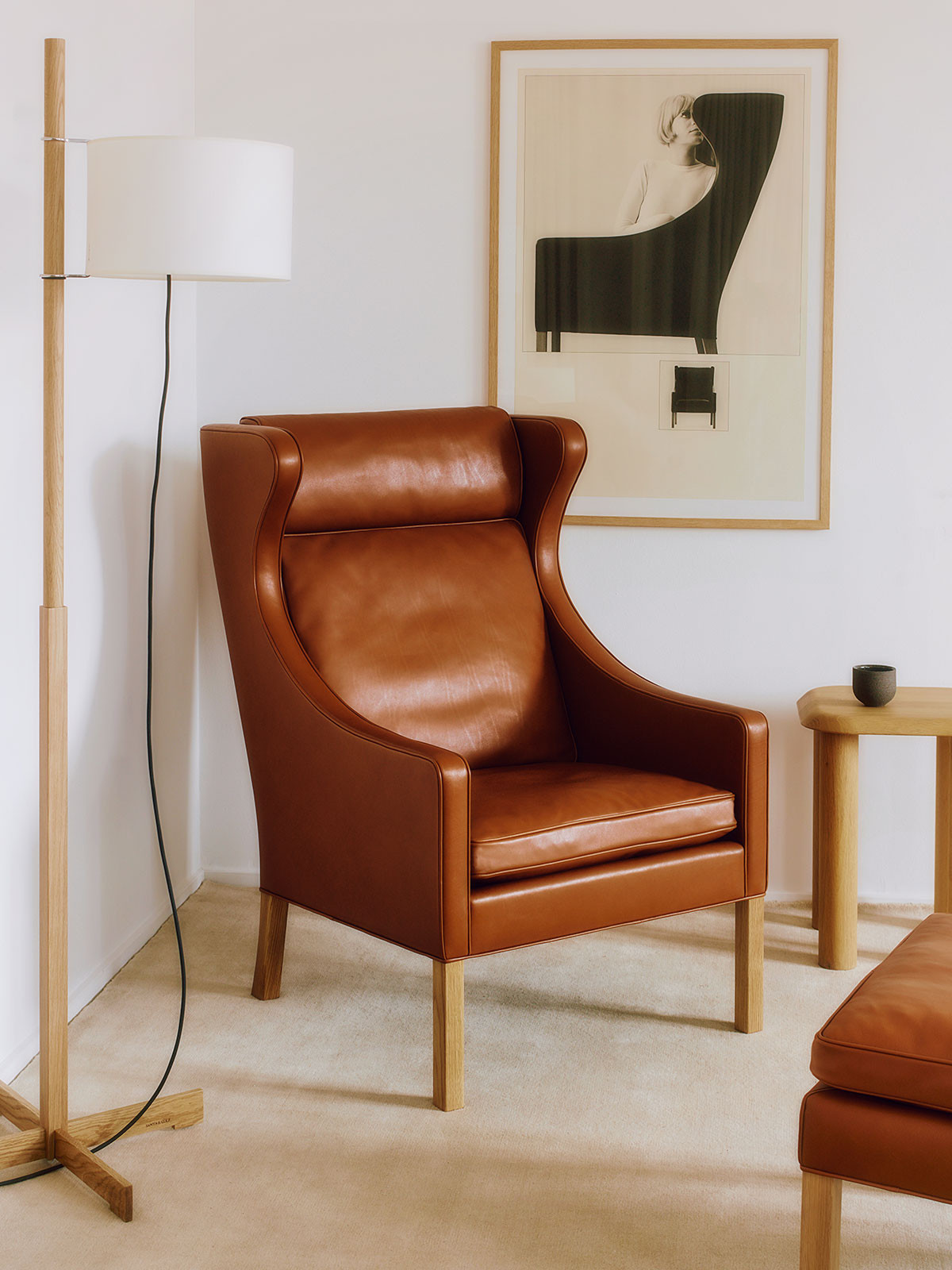 Mogensen 2204 Wing Chair | Iconic Design & Premium Leather