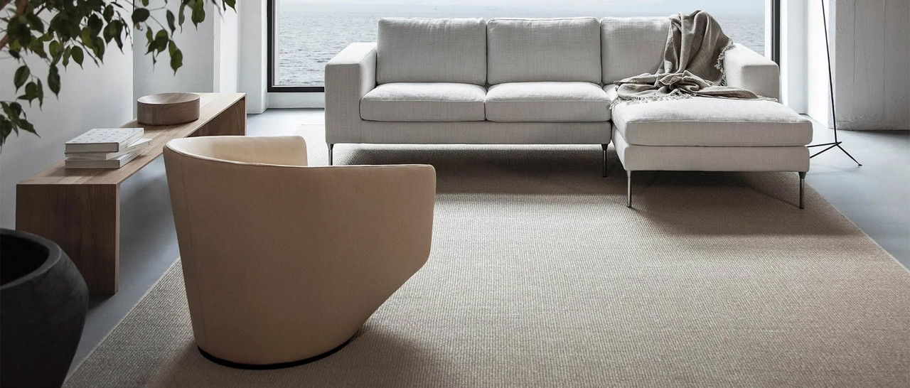 U Turn Chair in a minimalist modern living room.