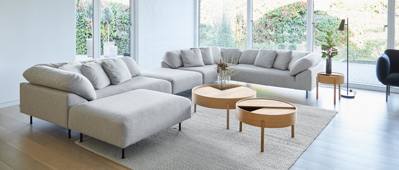 Woud Collar Sofa - Thumbnail 2