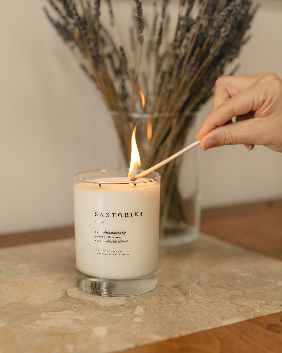Santorini Classic 2-Wick Candle - Thumbnail 2