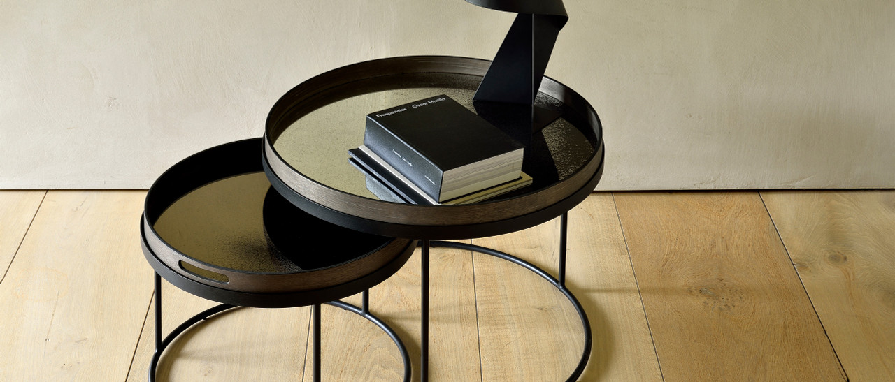 Ethnicraft Round Tray Coffee Table - Thumbnail 4