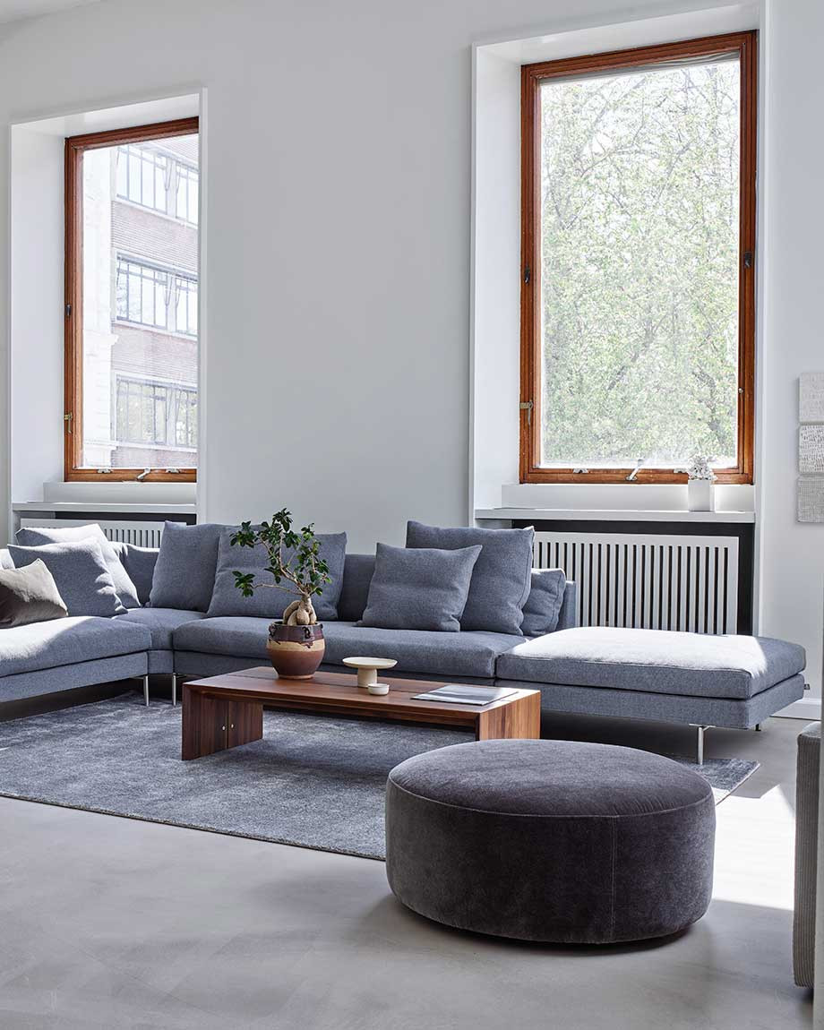 Wheel Pouf by Eilersen - lifestyle view 2